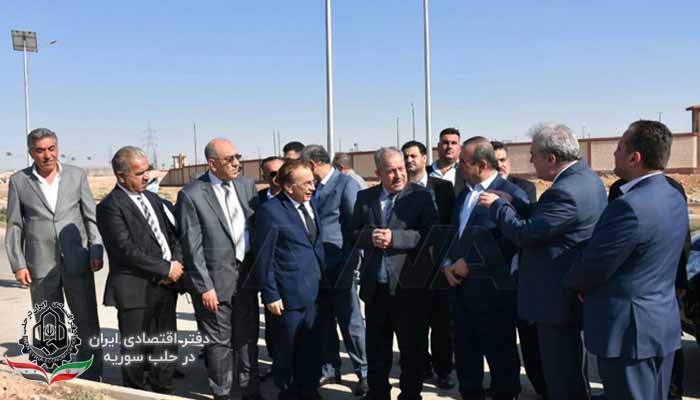بازدید مهندس عرنوس از پروژه های انرژی های تجدیدپذیر در شهرک صنعتی حسیاء