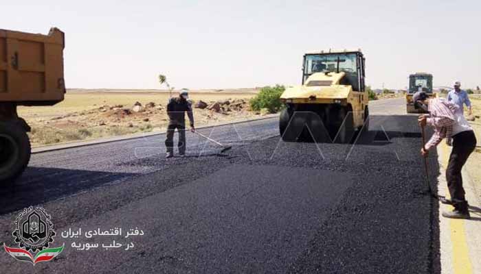 اتمام 70 درصد بازسازی ورودی شرقی بزرگراه درعا-دمشق