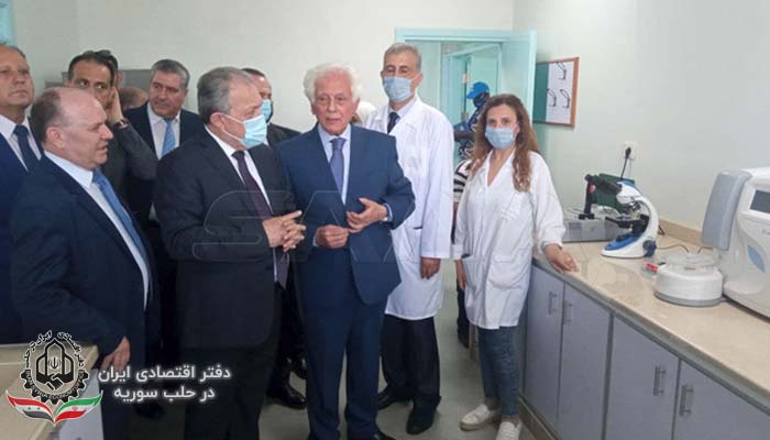 بهره برداری از بیمارستان البعث و آبرسانی از منطقه الضبعه به حمص