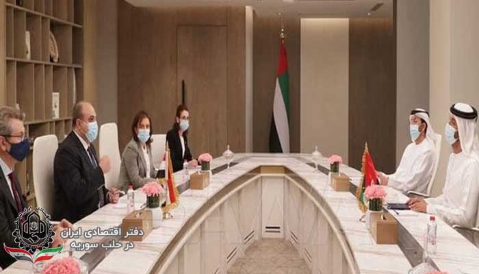 توافق سوریه و امارات برای تقویت تبادلات تجاری